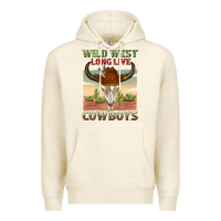 Sandshell wild west long live cowboys Premium Hoodie - texasbilliewilder