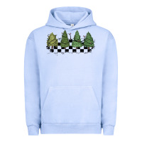 Pigment Grape Ice christmas checkered trees Urban Hoodie - MaliasSmallBusiness