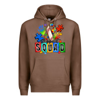 Chestnut baseball support squad autism Premium Hoodie - Zillion Design Studio