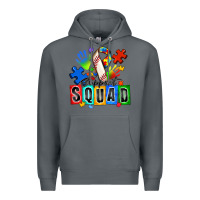 Rock baseball support squad autism Premium Hoodie - Zillion Design Studio