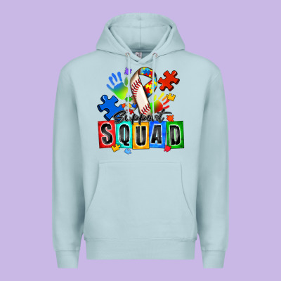 Baseball Support Squad Autism Premium Hoodie Designed By Zillion Design Studio