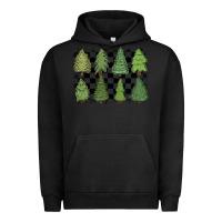 Pigment Black checkered trees Urban Hoodie - MaliasSmallBusiness