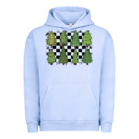 Pigment Grape Ice checkered trees Urban Hoodie - MaliasSmallBusiness