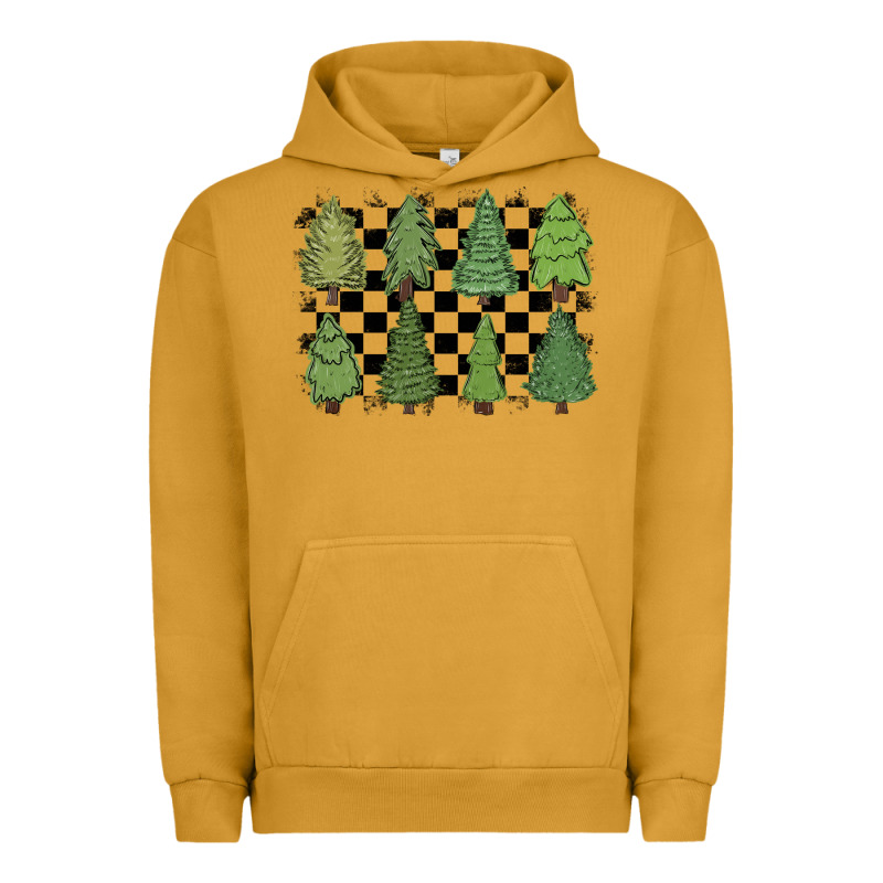 Checkered Trees Urban Hoodie by MaliasSmallBusiness | Teevron