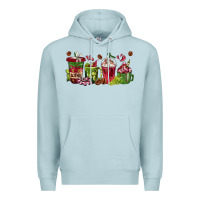 Blue Mist wine coffee cups Premium Hoodie - texasbilliewilder
