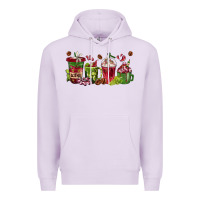 Lilac wine coffee cups Premium Hoodie - texasbilliewilder