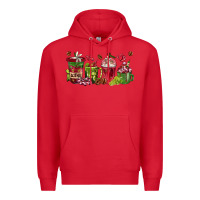 Red wine coffee cups Premium Hoodie - texasbilliewilder