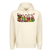 Sandshell wine coffee cups Premium Hoodie - texasbilliewilder