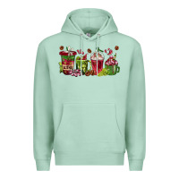 Seafoam wine coffee cups Premium Hoodie - texasbilliewilder