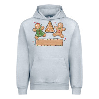 Heather Grey gingerbread christmas Urban Hoodie - MaliasSmallBusiness