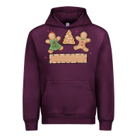 Mauve Wine gingerbread christmas Urban Hoodie - MaliasSmallBusiness