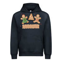 Navy gingerbread christmas Urban Hoodie - MaliasSmallBusiness