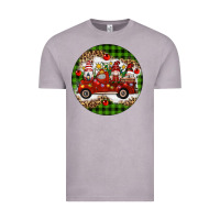 Vintage Zinc christmas gnomes truck Vintage Tee - Artiststas