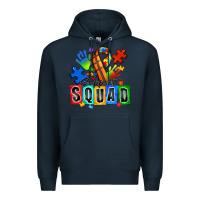 Navy basketball support squad autism Premium Hoodie - Zillion Design Studio