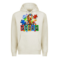 Oatmeal Heather basketball support squad autism Premium Hoodie - Zillion Design Studio