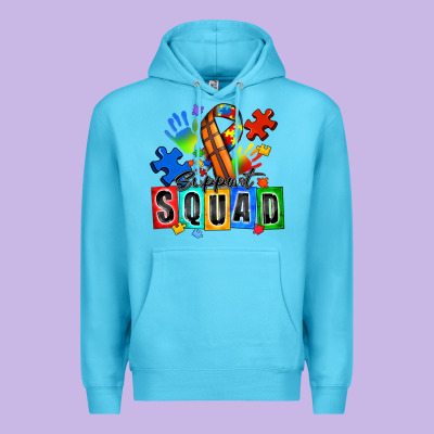 Basketball Support Squad Autism Premium Hoodie Designed By Zillion Design Studio