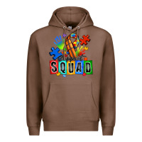 Chestnut basketball support squad autism Premium Hoodie - Zillion Design Studio