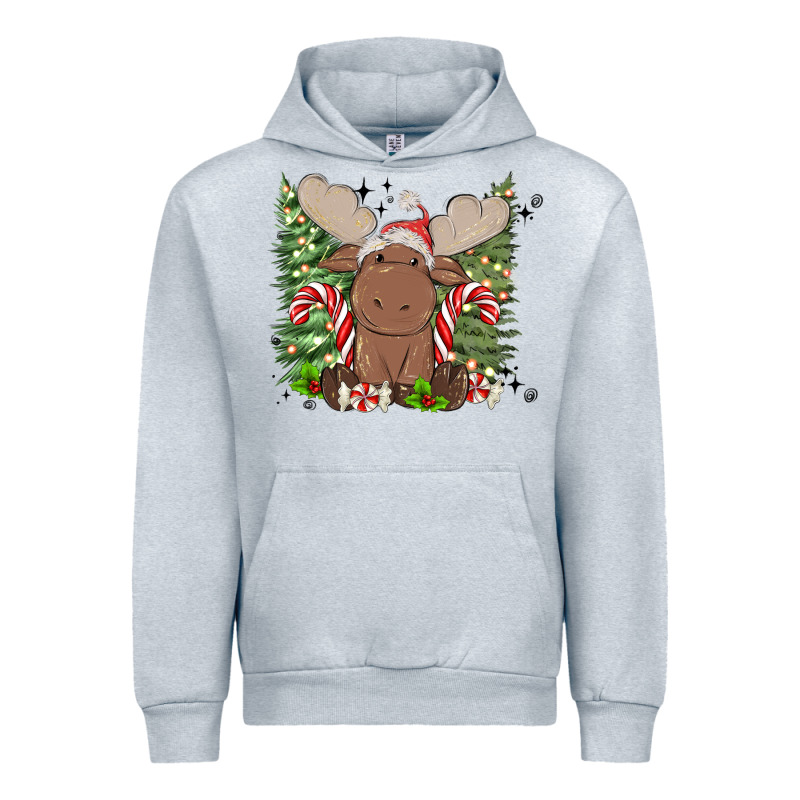 Christmas Reindeer Urban Hoodie by MaliasSmallBusiness | Teevron