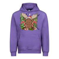 Tulip christmas reindeer Urban Hoodie - MaliasSmallBusiness