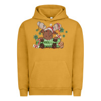 Pigment Peanut Butter christmas reindeer Urban Hoodie - MaliasSmallBusiness