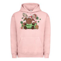 Pigment Salmon christmas reindeer Urban Hoodie - MaliasSmallBusiness
