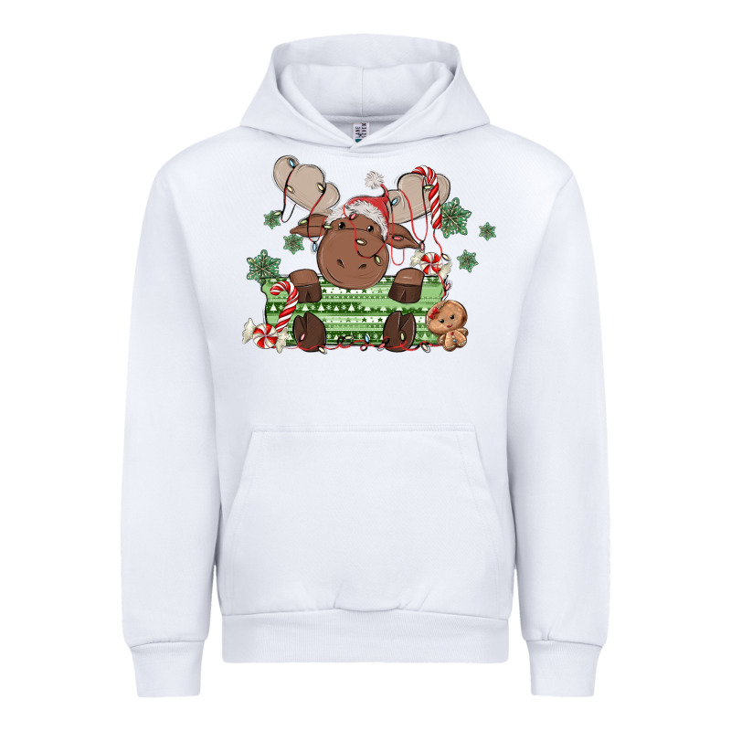 Christmas Reindeer Urban Hoodie by MaliasSmallBusiness | Teevron