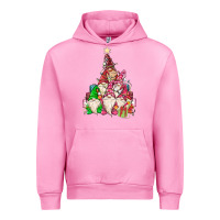 Fuchsia Pink christmas tree Urban Hoodie - MaliasSmallBusiness
