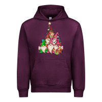 Mauve Wine christmas tree Urban Hoodie - MaliasSmallBusiness