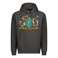 Smoke with god all things are possible with gemstone Premium Hoodie - texasbilliewilder