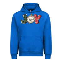 Cobalt joy to the world Urban Hoodie - MaliasSmallBusiness