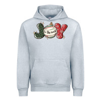Heather Grey joy to the world Urban Hoodie - MaliasSmallBusiness