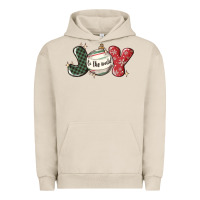 Pigment French Oak joy to the world Urban Hoodie - MaliasSmallBusiness