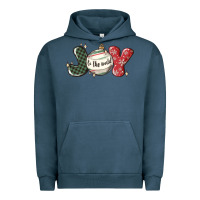 Pigment Midnight Navy joy to the world Urban Hoodie - MaliasSmallBusiness