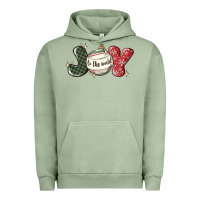 Pigment Oil Green joy to the world Urban Hoodie - MaliasSmallBusiness