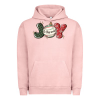 Pigment Salmon joy to the world Urban Hoodie - MaliasSmallBusiness