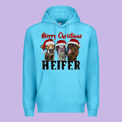 Premium Hoodie Merry Christmas Heifers