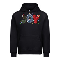 Black joy christmas lights Urban Hoodie - MaliasSmallBusiness