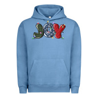 Pigment Pebble Blue joy christmas lights Urban Hoodie - MaliasSmallBusiness