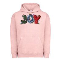 Pigment Salmon joy christmas lights Urban Hoodie - MaliasSmallBusiness