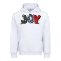 White joy christmas lights Urban Hoodie - MaliasSmallBusiness