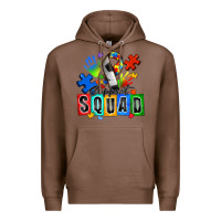 Chestnut soccer support squad autism Premium Hoodie - Zillion Design Studio