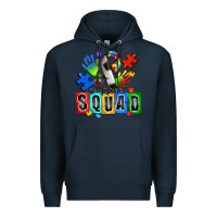 Navy soccer support squad autism Premium Hoodie - Zillion Design Studio