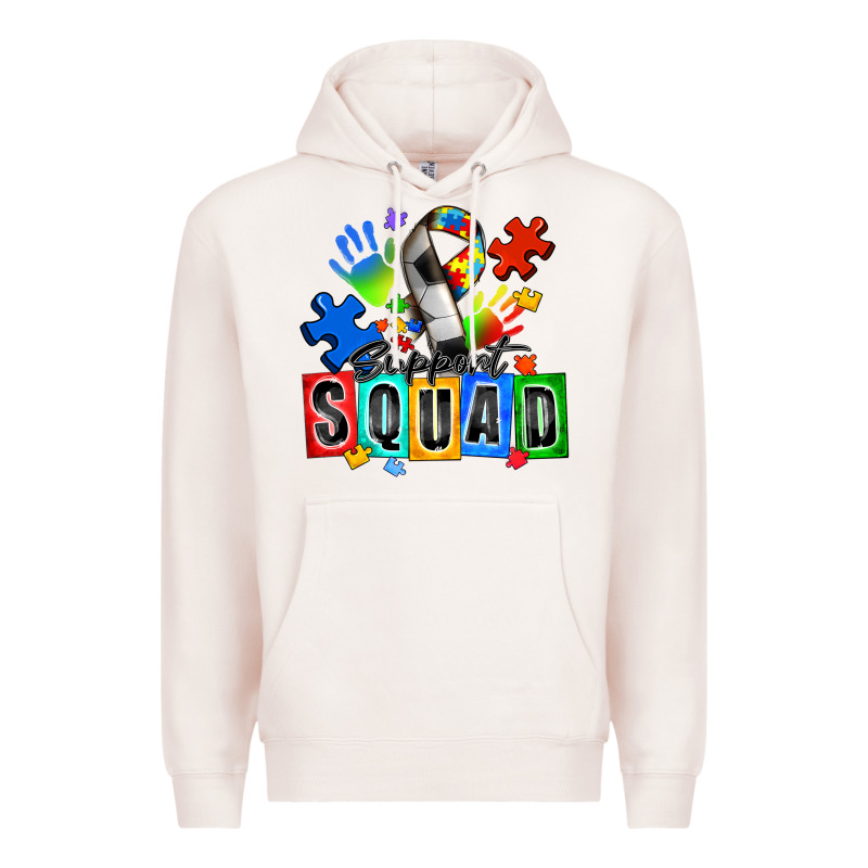 Soccer Support Squad Autism Premium Hoodie by Zillion Design Studio | Teevron
