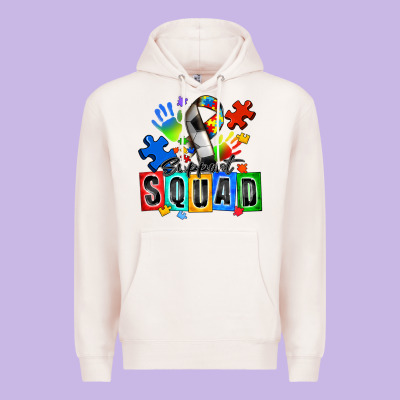 Soccer Support Squad Autism Premium Hoodie Designed By Zillion Design Studio