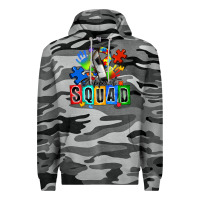 Slate Camo soccer support squad autism Premium Hoodie - Zillion Design Studio