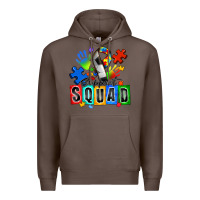 Coffee soccer support squad autism Premium Hoodie - Zillion Design Studio