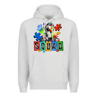 Dove Grey soccer support squad autism Premium Hoodie - Zillion Design Studio