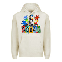 Oatmeal Heather soccer support squad autism Premium Hoodie - Zillion Design Studio