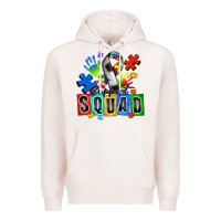 Pale Pink soccer support squad autism Premium Hoodie - Zillion Design Studio