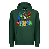Sports Green soccer support squad autism Premium Hoodie - Zillion Design Studio